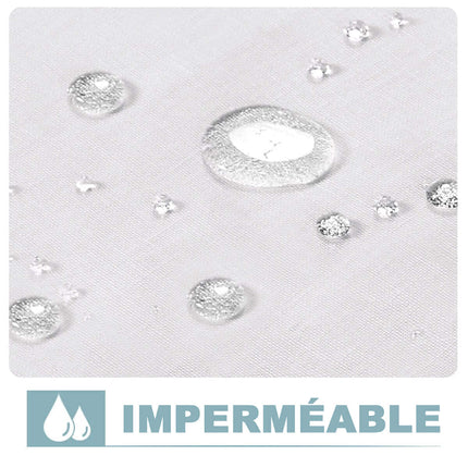 Vihreä kuviollinen terassiverho ulkokäyttöön