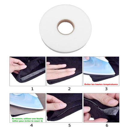 Silitettävä päärmenauha verhojen lyhennykseen