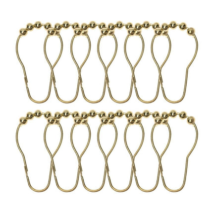 Suihkuverhorenkaat metallisilla palloilla