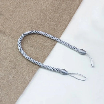 Koristeellinen punottu köysi verhoille