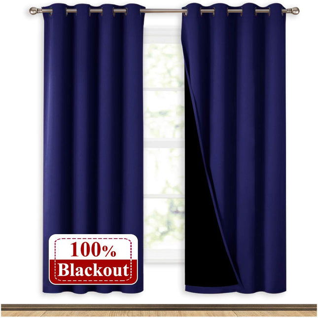 Sinivioletti lämpöä eristävä pimennysverho