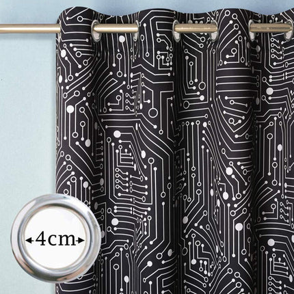 Verho piirilevykuviolla nuortenhuoneeseen