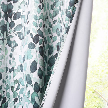 Säänkestävä ulkoverho kauniilla lehtikuviolla