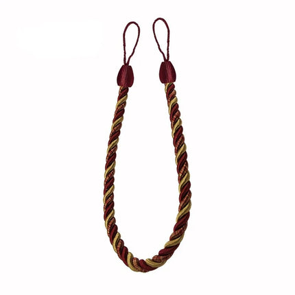 Koristeellinen punottu köysi verhoille