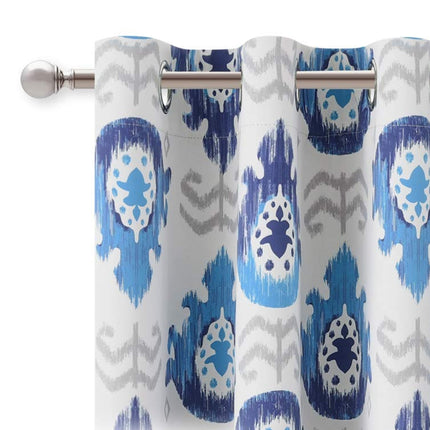 Boheemi pimennysverho itämaisella kuviolla