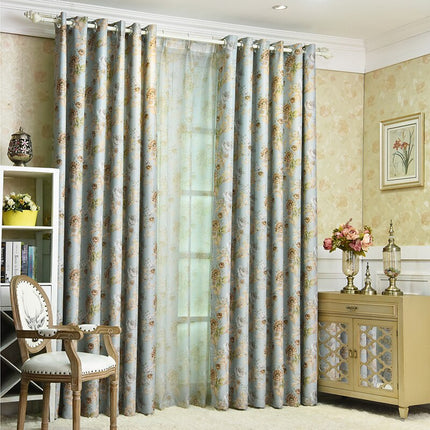 Kukallinen pimennysverho vintage-tyyliin