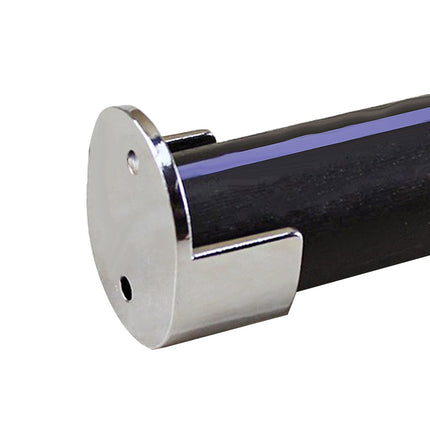 Kromatut verhotangon päätykannattimet