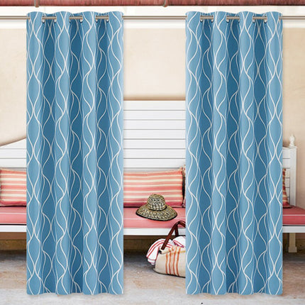 Harmaa kuviollinen ulkoverho parvekkeelle