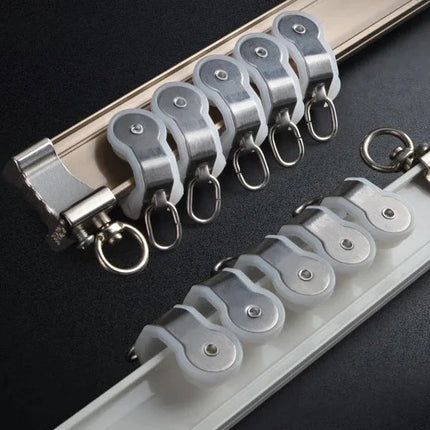 Taivutettava verhokisko kaareviin ikkunoihin