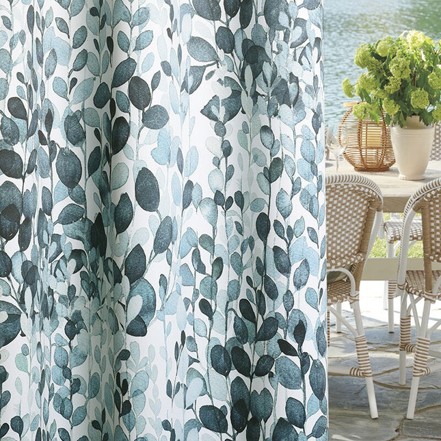 Säänkestävä ulkoverho kauniilla lehtikuviolla