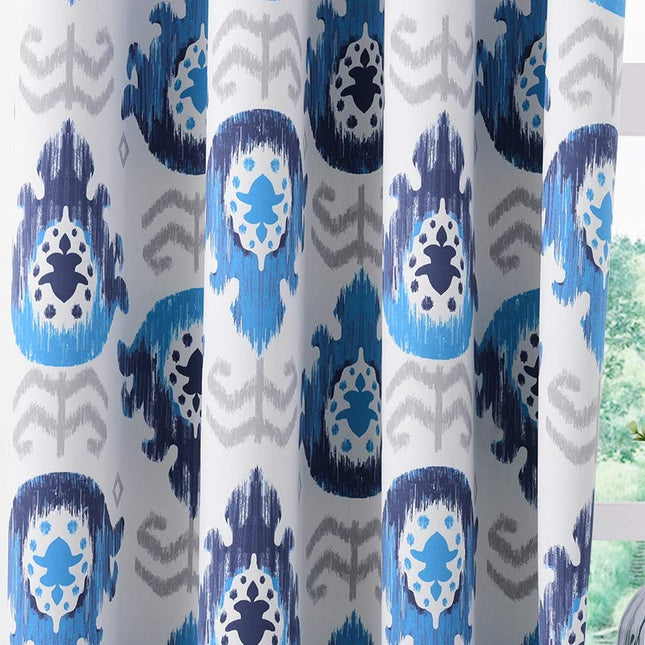 Boheemi pimennysverho itämaisella kuviolla