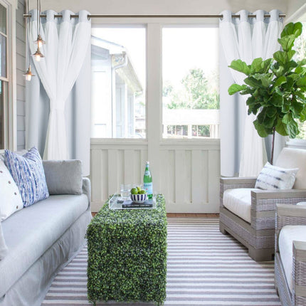 Vedenpitävä ulkoverho parvekkeelle ja puutarhaan