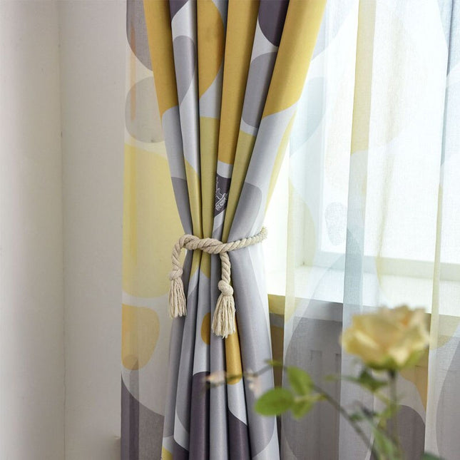 Abstrakti kuviollinen pimennysverho