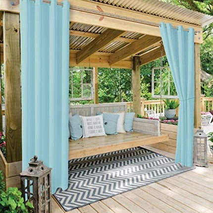 Huvimajan verho säänkestävästä kankaasta