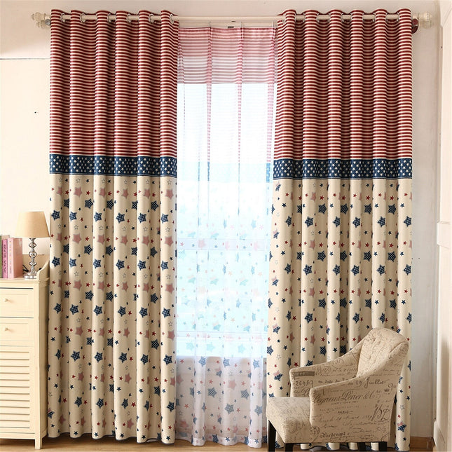 Pimennysverho tähdillä ja raidoilla