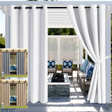 Vedenpitävä ulkoverho terassin sääsuojaksi