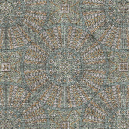 Mandala-kuvioinen pimennysverho makuuhuoneeseen