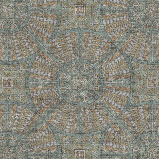 Mandala-kuvioinen pimennysverho makuuhuoneeseen