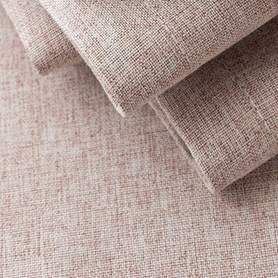 Lohenpunainen pimennysverho pellavatekstuurilla