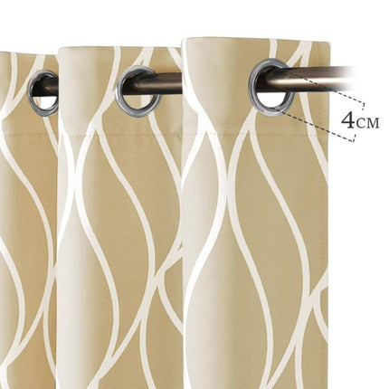 Kuviollinen pimennysverho aaltolinjoilla