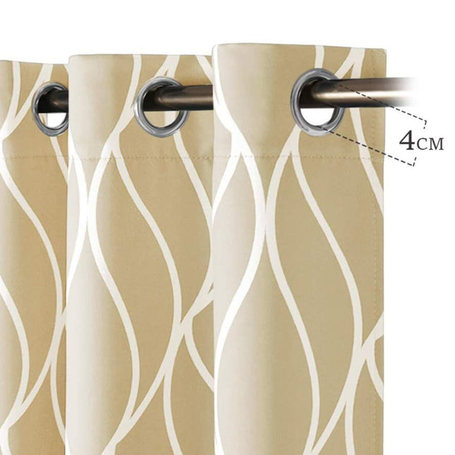 Kuviollinen pimennysverho aaltolinjoilla