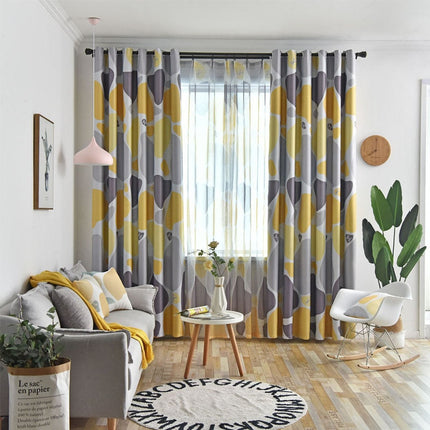 Abstrakti kuviollinen pimennysverho