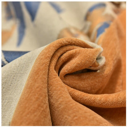 Lehtikuvioinen moderni pimennysverho