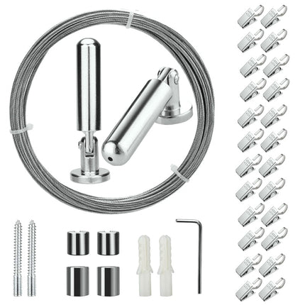 Verhovaijerisetti verhojen helppoon ripustukseen