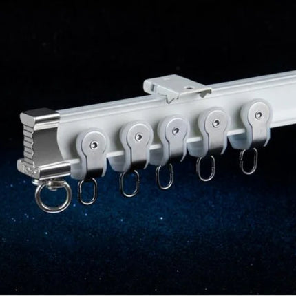 Taivutettava verhokisko kaareviin ikkunoihin