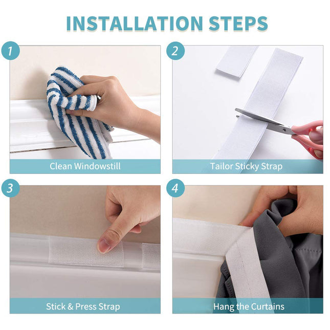 Lyhyt itseliimautuva pimennysverho keittiöön