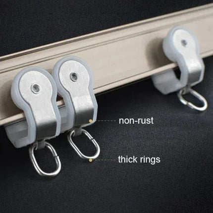 Taivutettava verhokisko kaareviin ikkunoihin