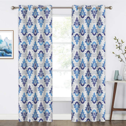 Boheemi pimennysverho itämaisella kuviolla