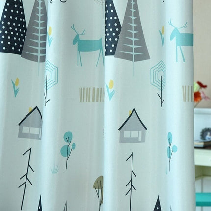 Lasten pimennysverho skandinaavisella kuviolla