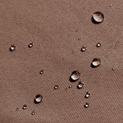 Ruskea ulkoverho kuistille purjerenkailla