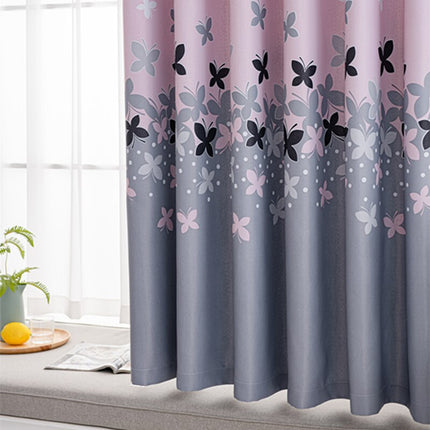 Verho perhoskuviolla tytön huoneeseen