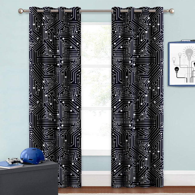 Verho piirilevykuviolla nuortenhuoneeseen