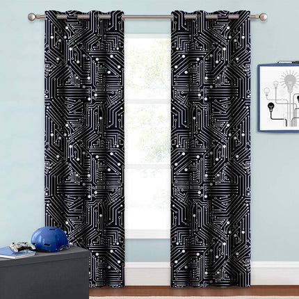 Verho piirilevykuviolla nuortenhuoneeseen