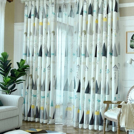 Lasten pimennysverho skandinaavisella kuviolla