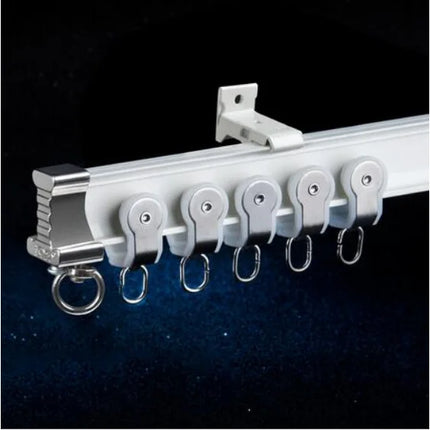 Taivutettava verhokisko kaareviin ikkunoihin