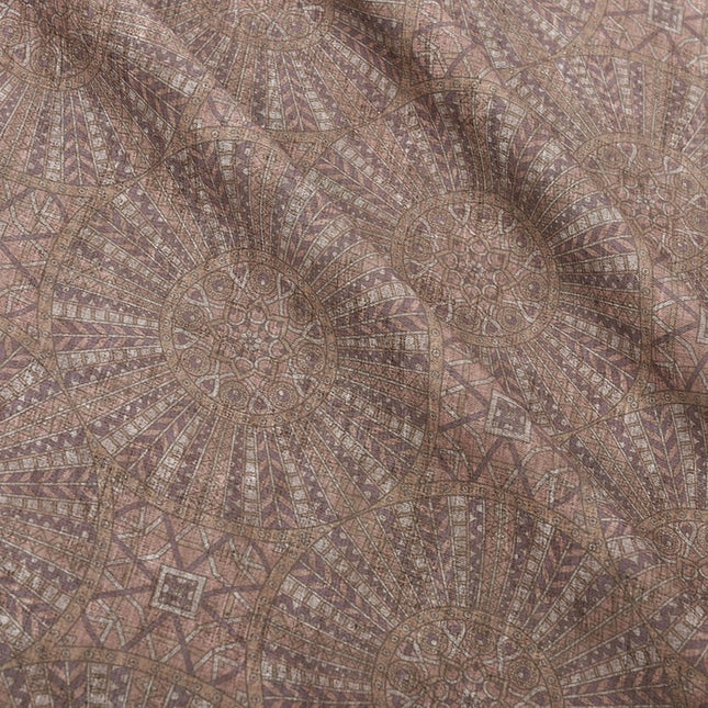 Mandala-kuvioinen pimennysverho makuuhuoneeseen