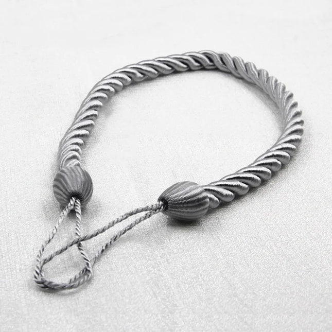 Koristeellinen punottu köysi verhoille