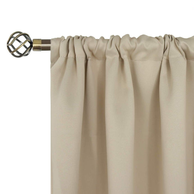 Beige ulkoverho tankokujalla terassille