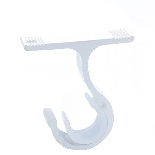 Muovinen liuku verhokiskoon kattokiinnityksellä