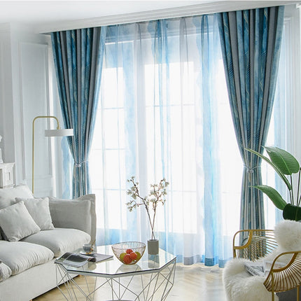 Kalanruotokuvioinen moderni sisustusverho