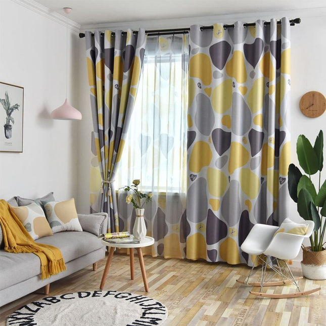 Abstrakti kuviollinen pimennysverho