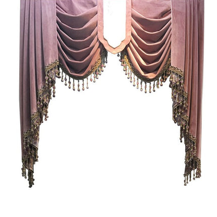 Samettinen pimennysverho damaskikuviolla