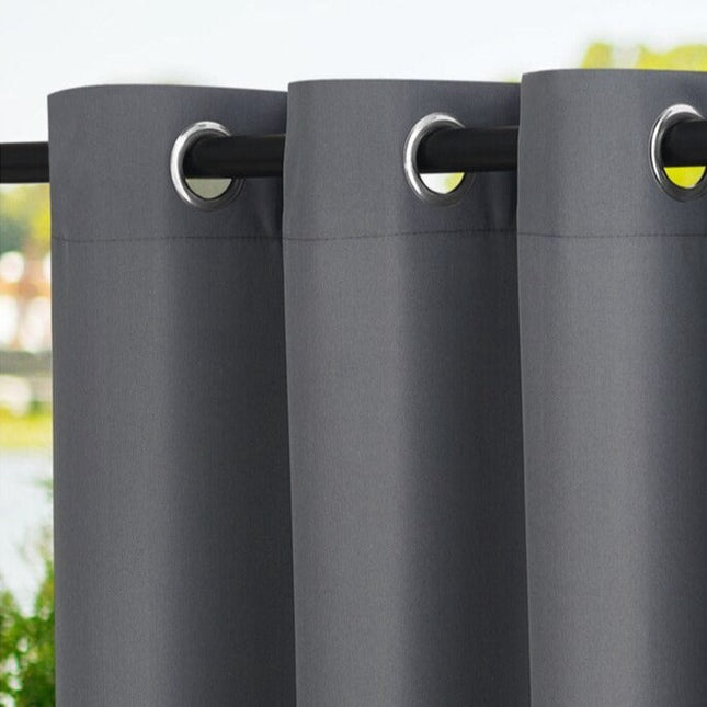 Säänkestävä verho pergolaan ja huvimajaan