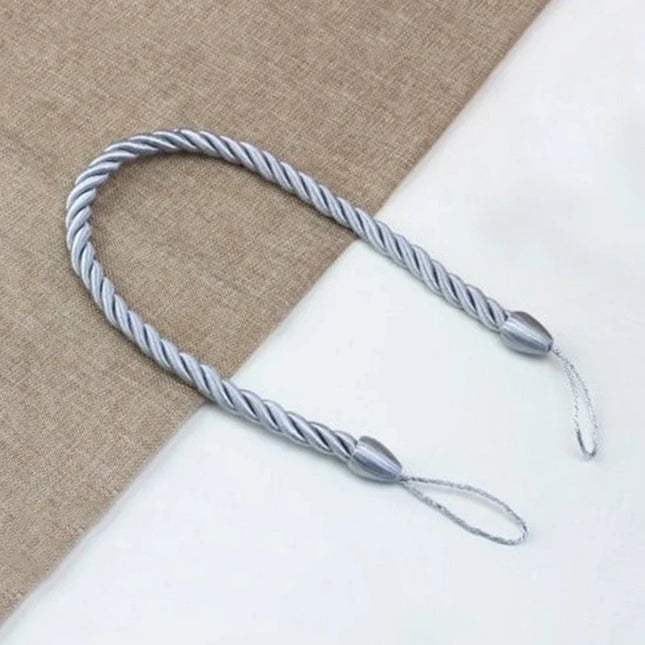 Koristeellinen punottu köysi verhoille