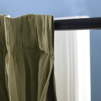 Kaksikerroksinen pimennysverho makuuhuoneeseen