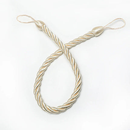 Koristeellinen punottu köysi verhoille